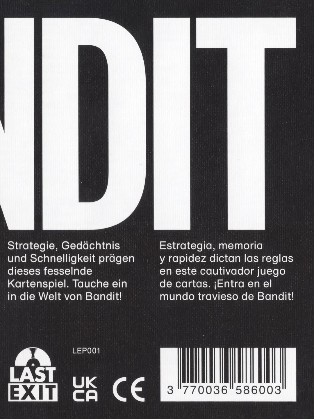 BANDIT family game night